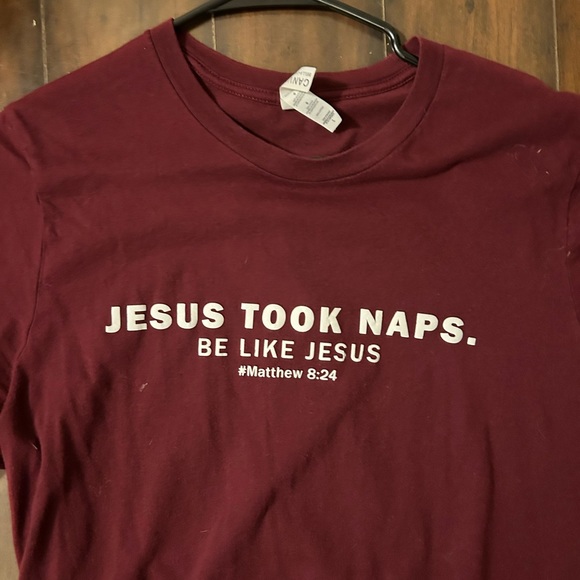 Bella and Canvas L tee Jesus Took Naps - Picture 3 of 3